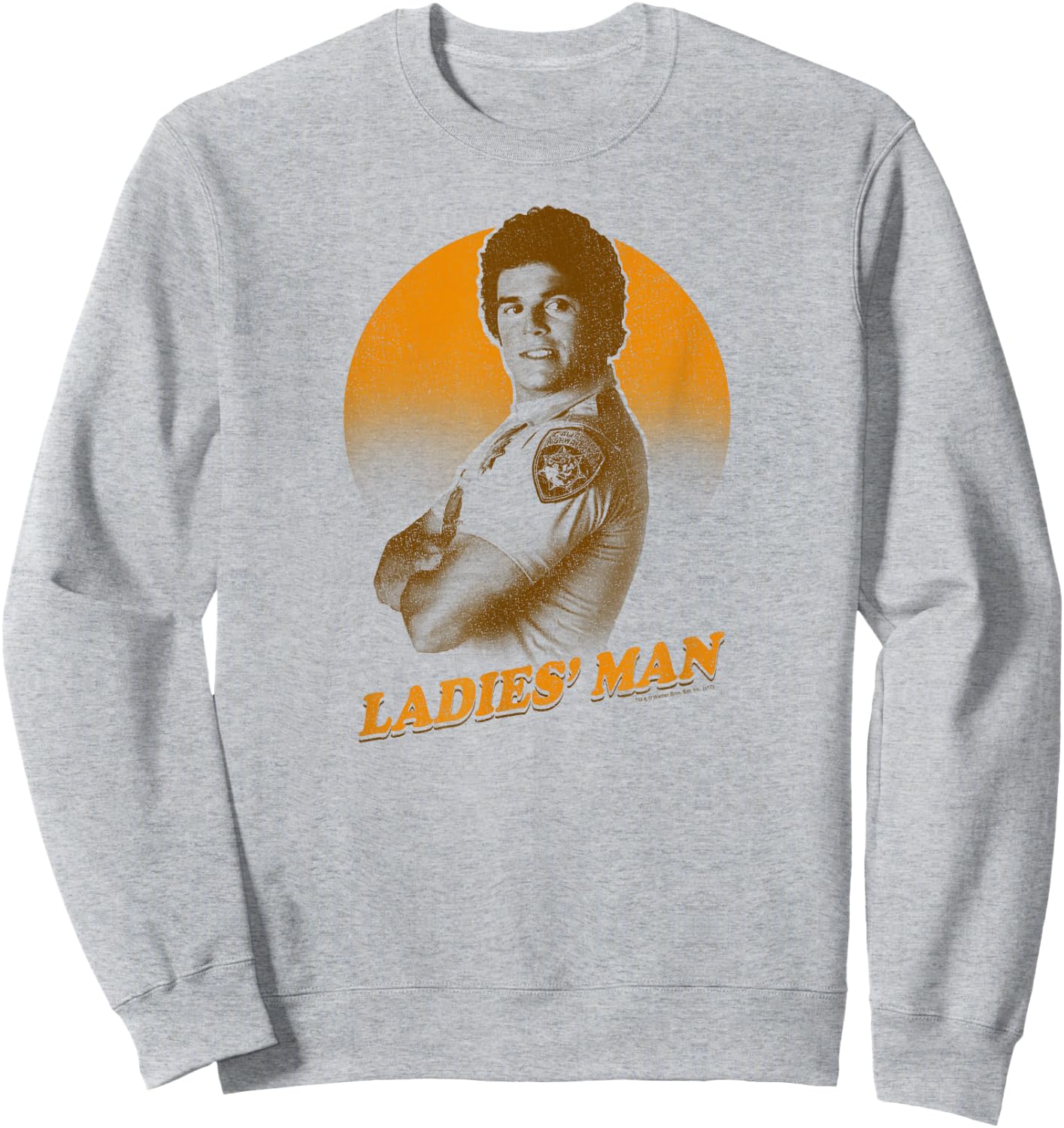 CHiPs TV Series Ladies Man Sweatshirt - Sweatshirt | Ash