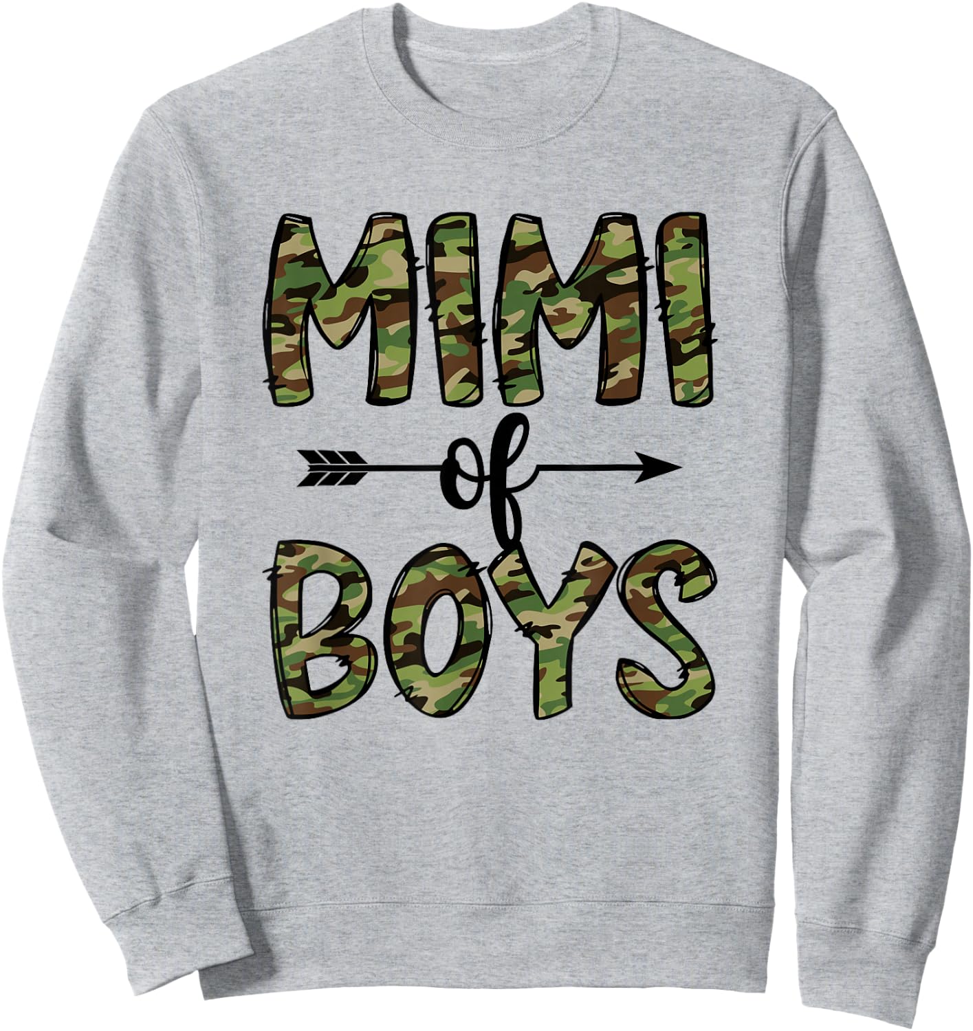 Mimi Of Boys Mimi Grandma Boy Mimi Sweatshirt - Sweatshirt | Ash