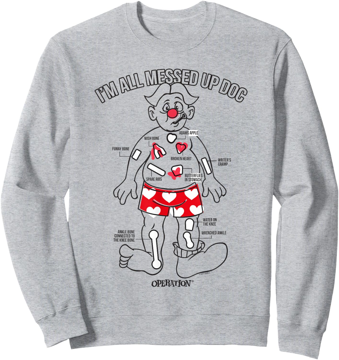 Operation I'm All Messed Up Doc Sweatshirt - Sweatshirt | Ash