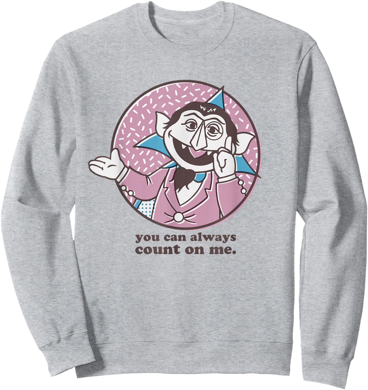 Sesame Street Count You Can Always Count On Me Sweatshirt - Sweatshirt | Ash