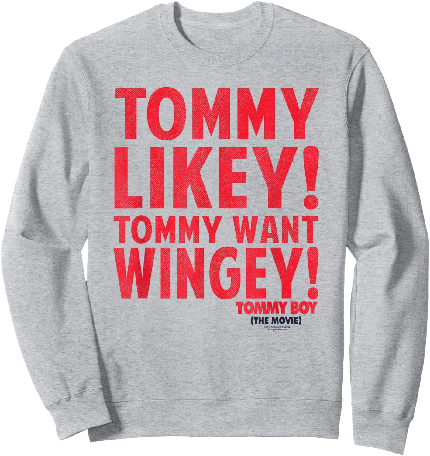 Tommy Boy Want Wingey Sweatshirt - Sweatshirt | Ash