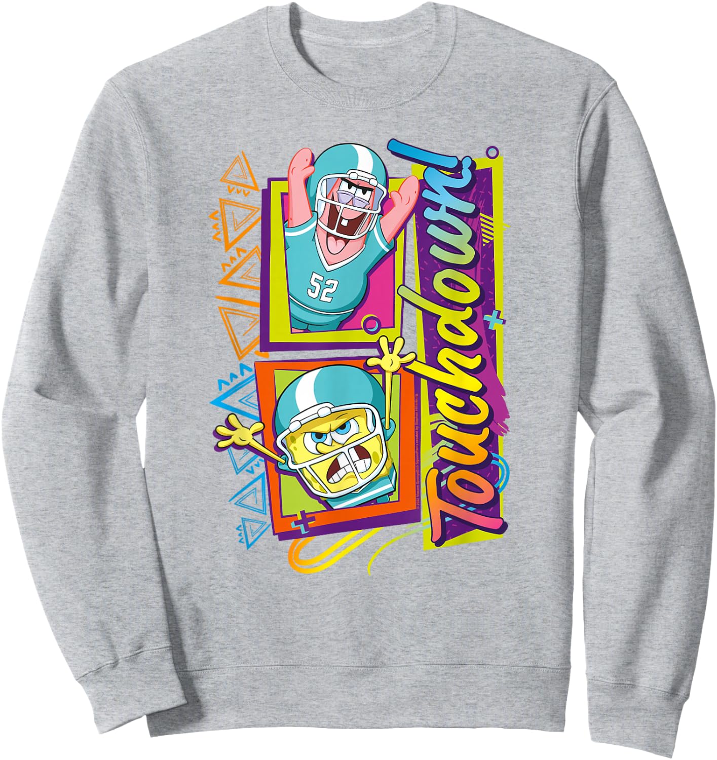 SpongeBob SquarePants Touchdown Sweatshirt - Sweatshirt | Ash