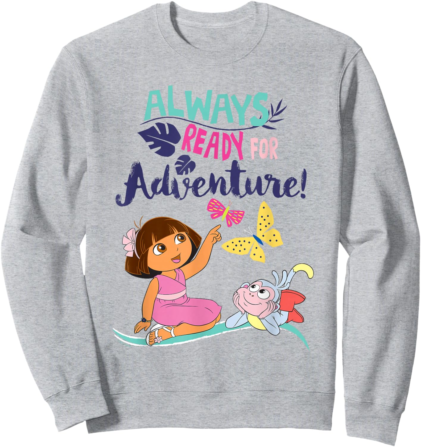Dora the Explorer Always Ready for Adventure Sweatshirt - Sweatshirt | Ash