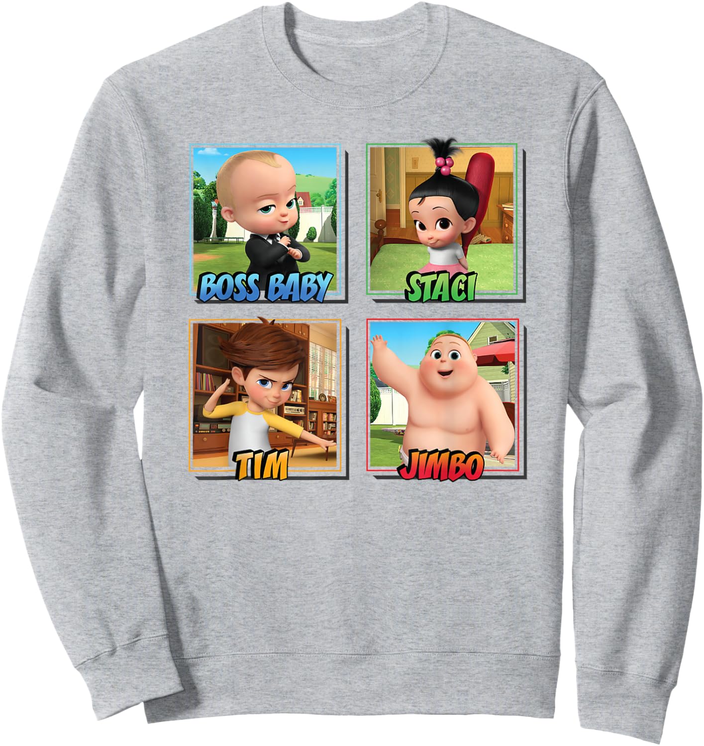 The Boss Baby Squad Sweatshirt - Sweatshirt | Ash