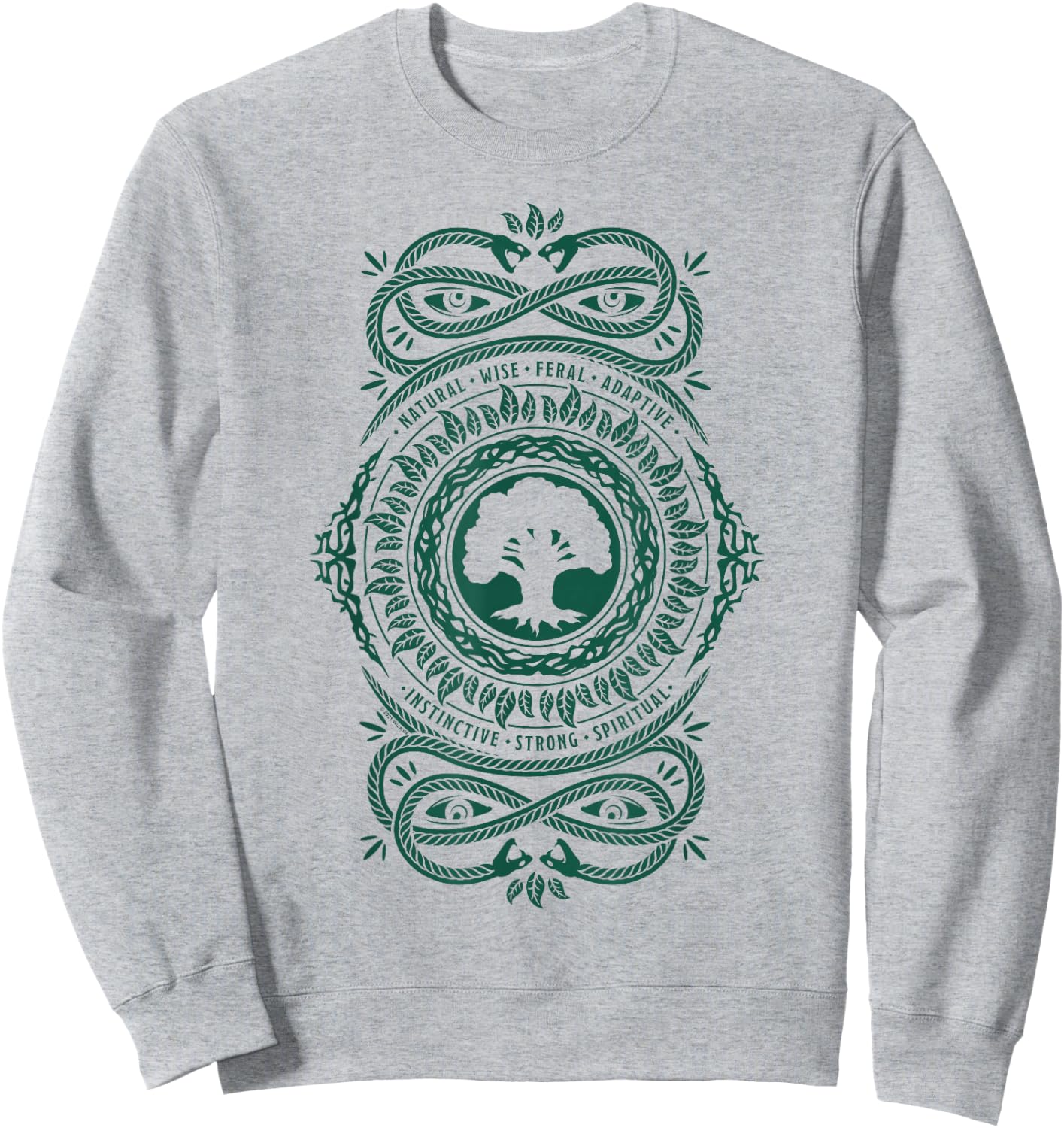 Magic: The Gathering Green Forest Mana Sweatshirt - Sweatshirt | Ash