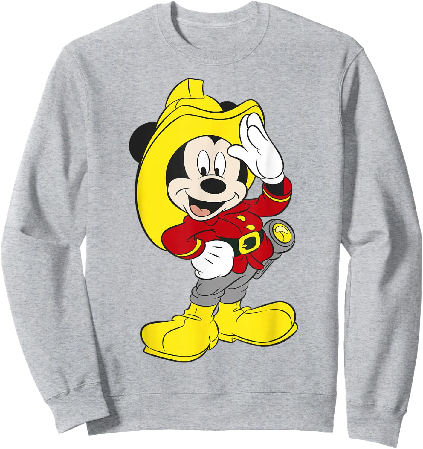 Disney Mickey Mouse Firefighter Outfit Sweatshirt - Sweatshirt | Ash