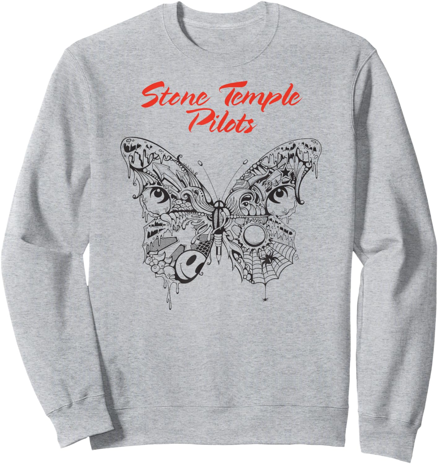 Stone Temple Pilots – Butterfly Sweatshirt - Sweatshirt | Ash