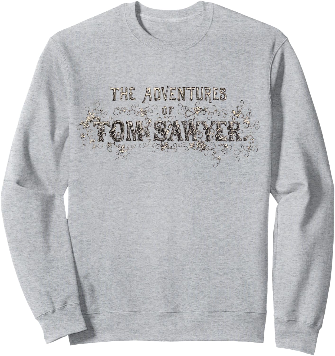 Tom Sawyer Adventures Title Page Sweatshirt - Sweatshirt | Ash