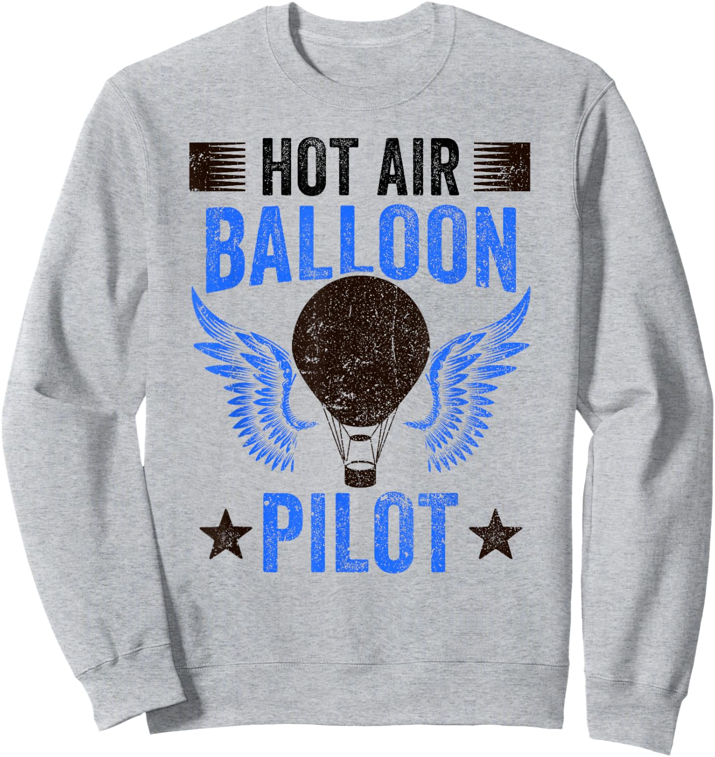 Hot Air Balloon Pilot Ballooning Team Sweatshirt - Sweatshirt | Ash