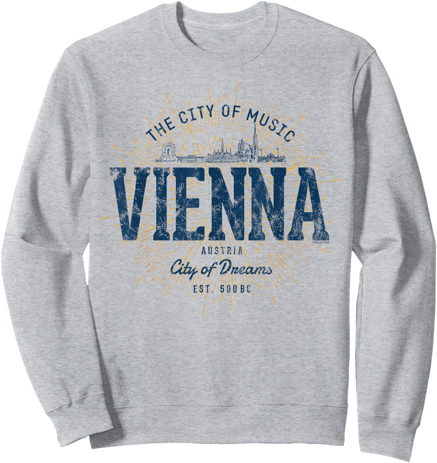 Vintage Vienna Retro Sweatshirt - Sweatshirt | Ash