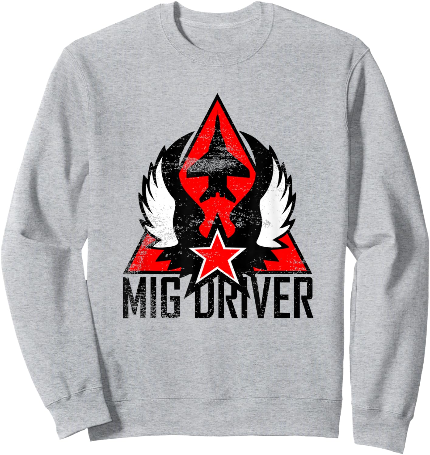 Mig Driver (distressed) Sweatshirt - Sweatshirt | Ash