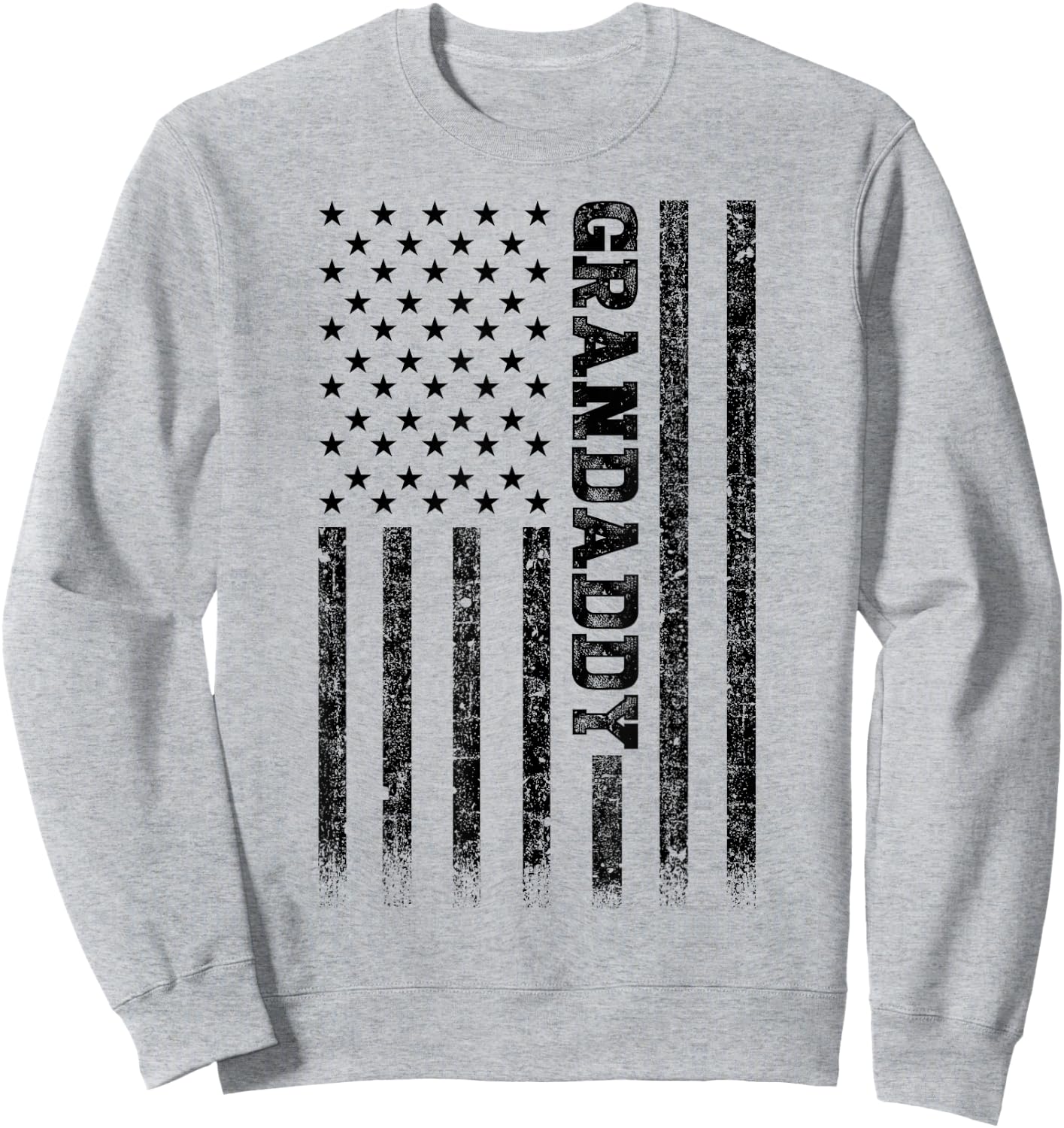 Grandaddy American Flag Women Kids Men Sweatshirt - Sweatshirt | Ash