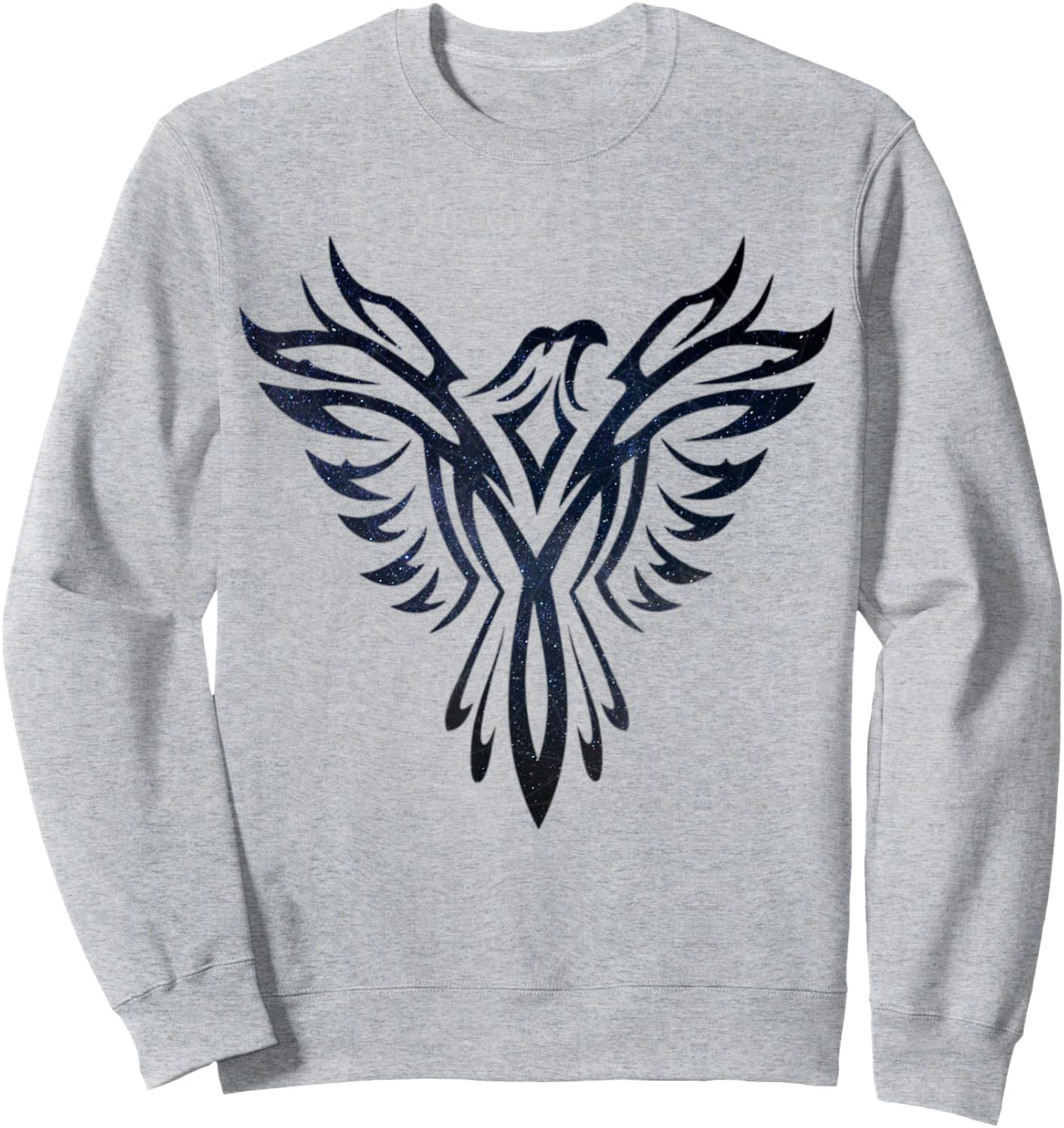 Night Sky Stars Phoenix Mythical Bird Rising Born Again Sweatshirt - Sweatshirt | Ash