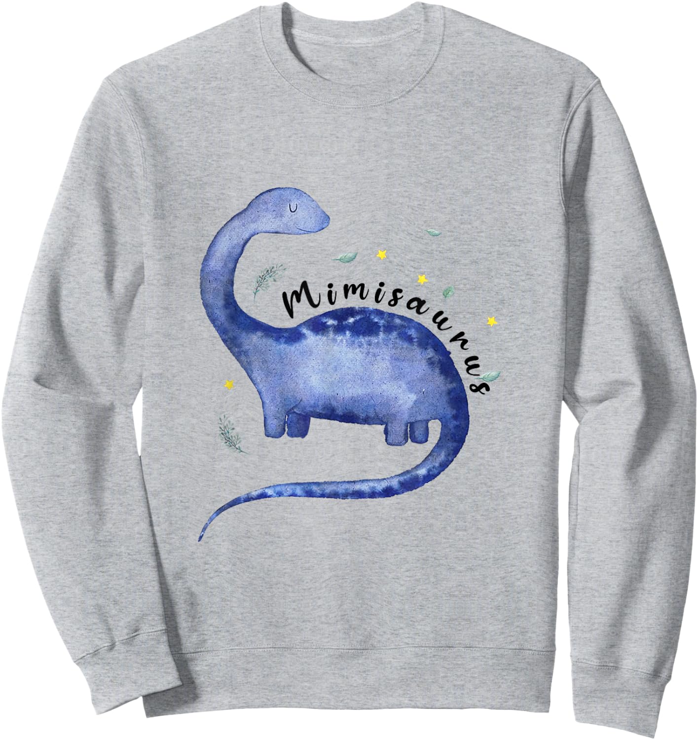 Mimisaurus Big Dinosaur Argentinosaurus Grandma Mimi Saurus Sweatshirt - Sweatshirt | Ash