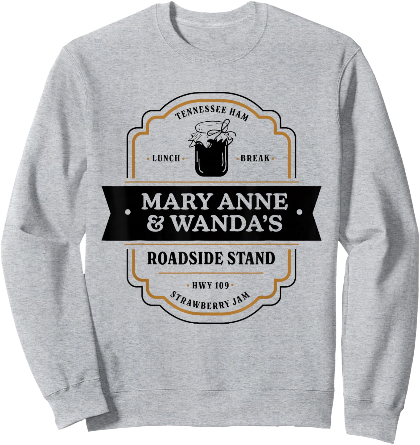 Mary Anne and Wanda farmers market Tennessee ham Sweatshirt - Sweatshirt | Ash