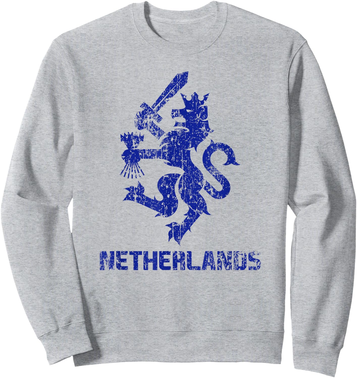 Netherlands Flag Dutch Lion Nederland International Country Sweatshirt - Sweatshirt | Ash