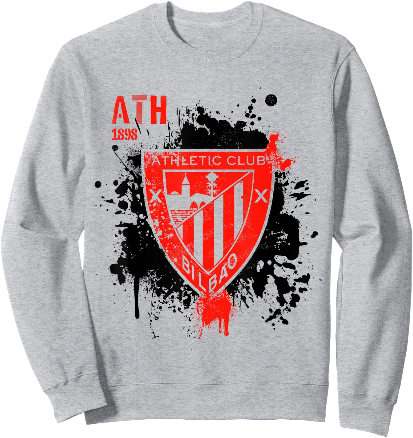 Athletic Club | 1898 Shield | Official Product | Bilbao Sweatshirt - Sweatshirt | Ash