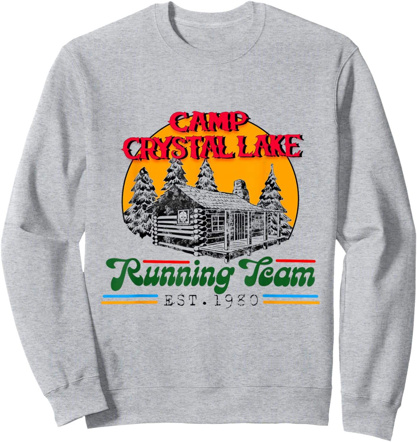Crystal Lake Running Team Sweatshirt - Sweatshirt | Ash