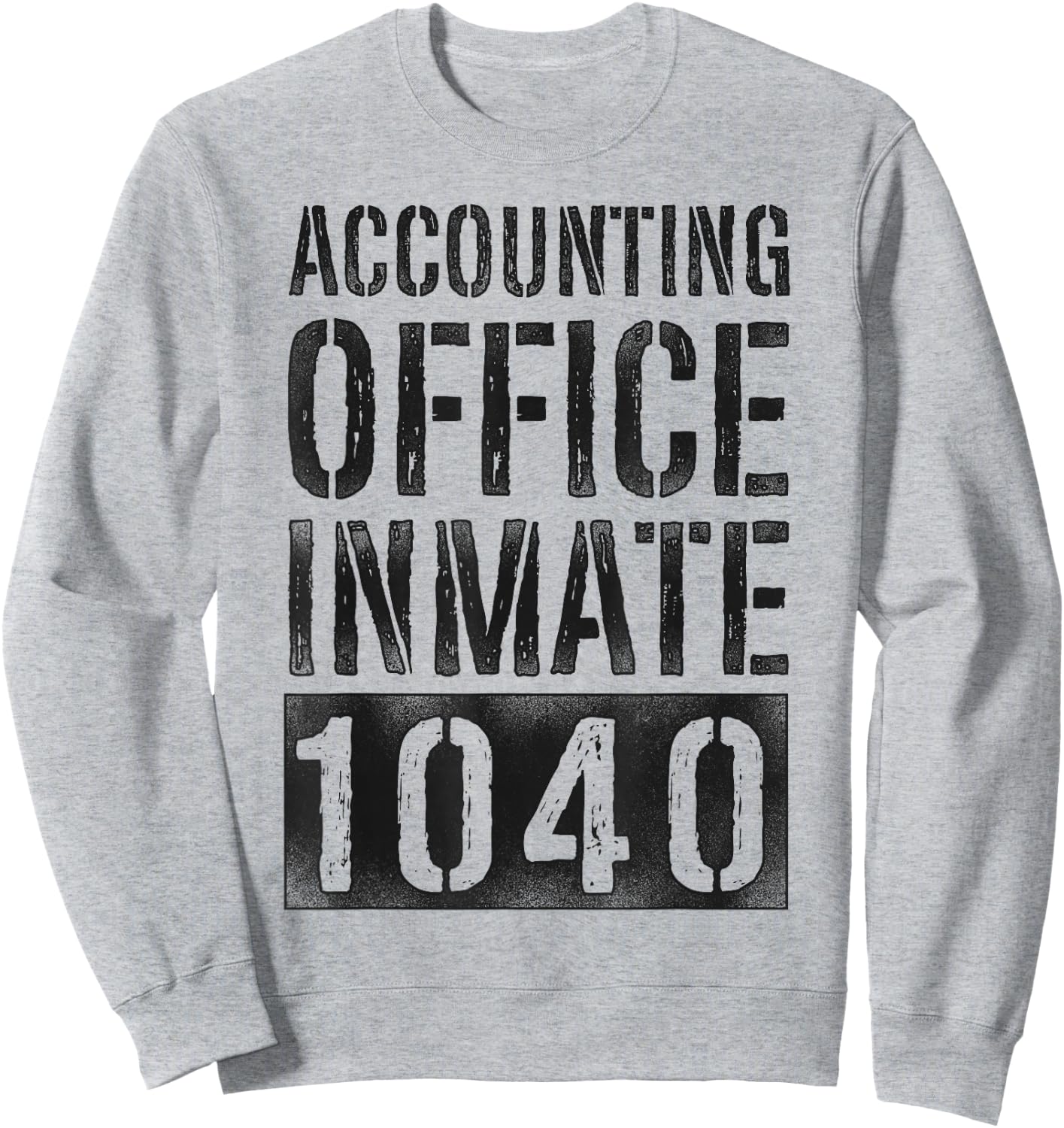 Accountant Bookkeeper Accounting Prison Jail Halloween Sweatshirt - Sweatshirt | Ash