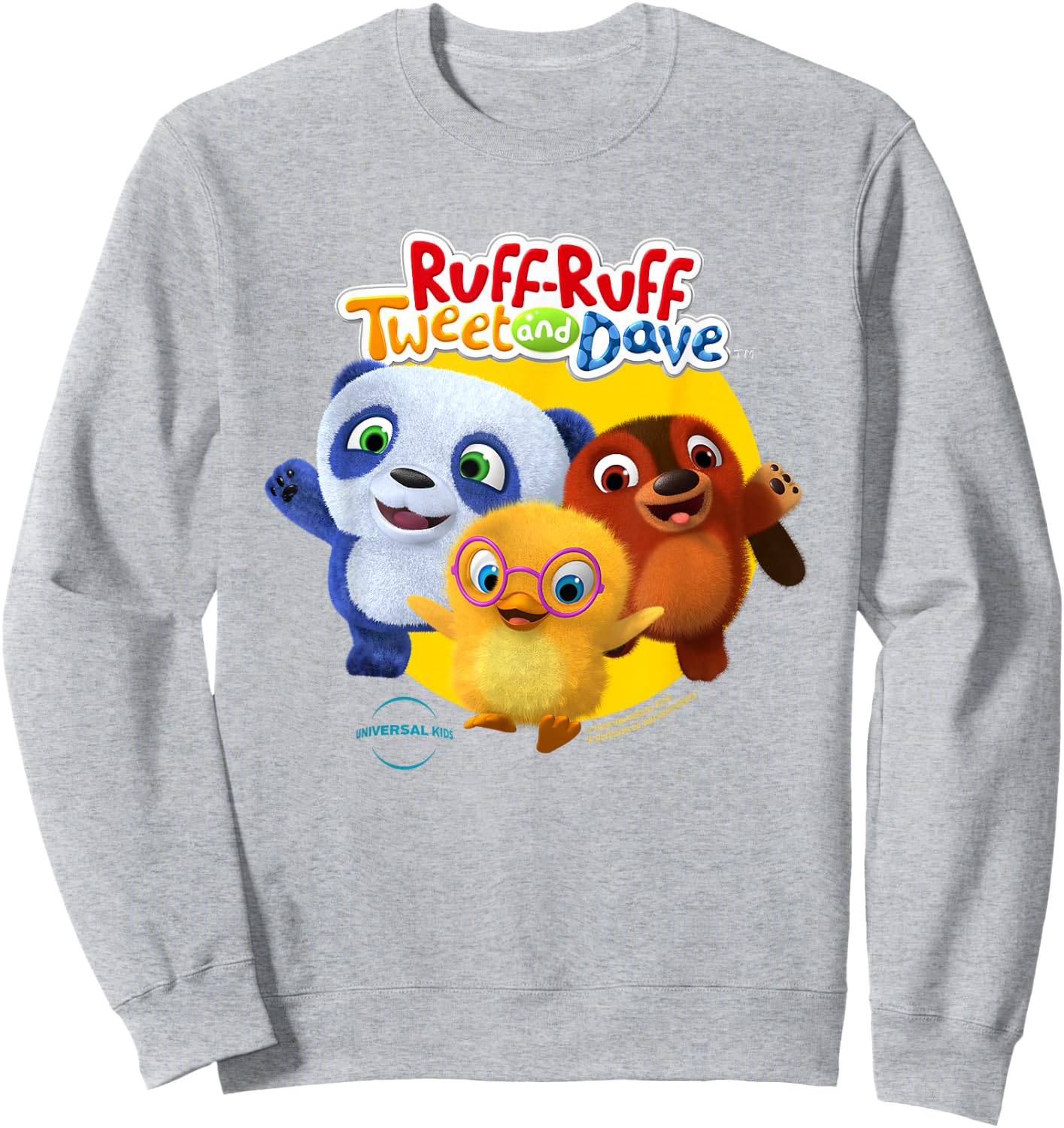 Ruff-Ruff, Tweet and Dave Comfortable Sweatshirt - Sweatshirt | Ash
