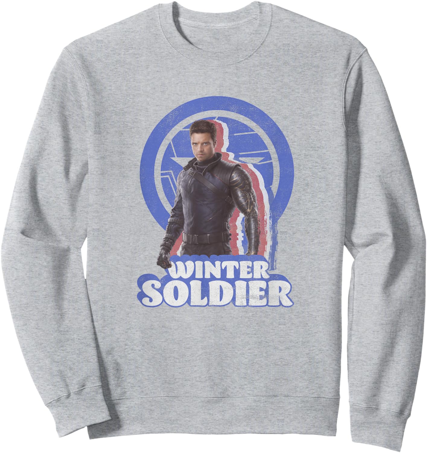 Marvel The Falcon and The Winter Soldier Bucky Retro Sweatshirt - Sweatshirt | Ash