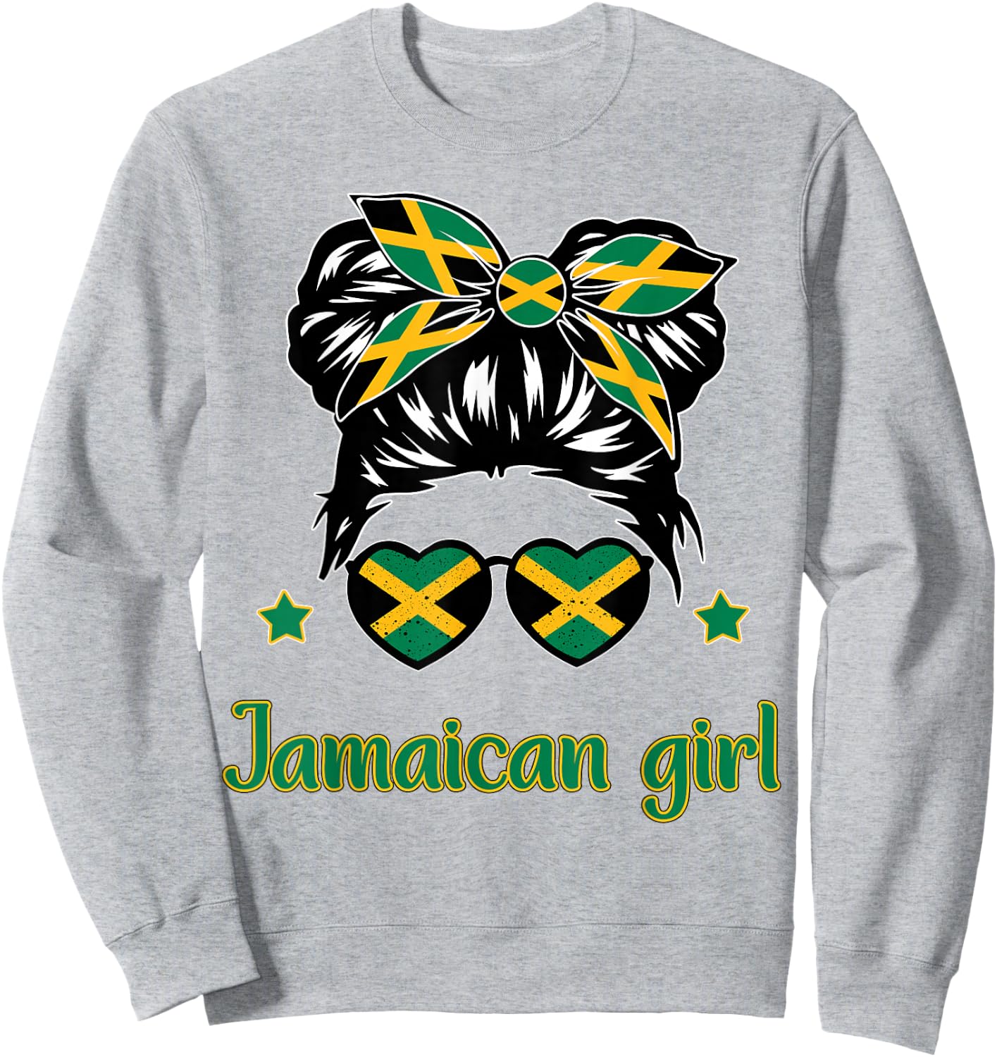Toddler Girl Jamaican Flag Jamaica Baby Kid Boy Women Sweatshirt - Sweatshirt | Ash