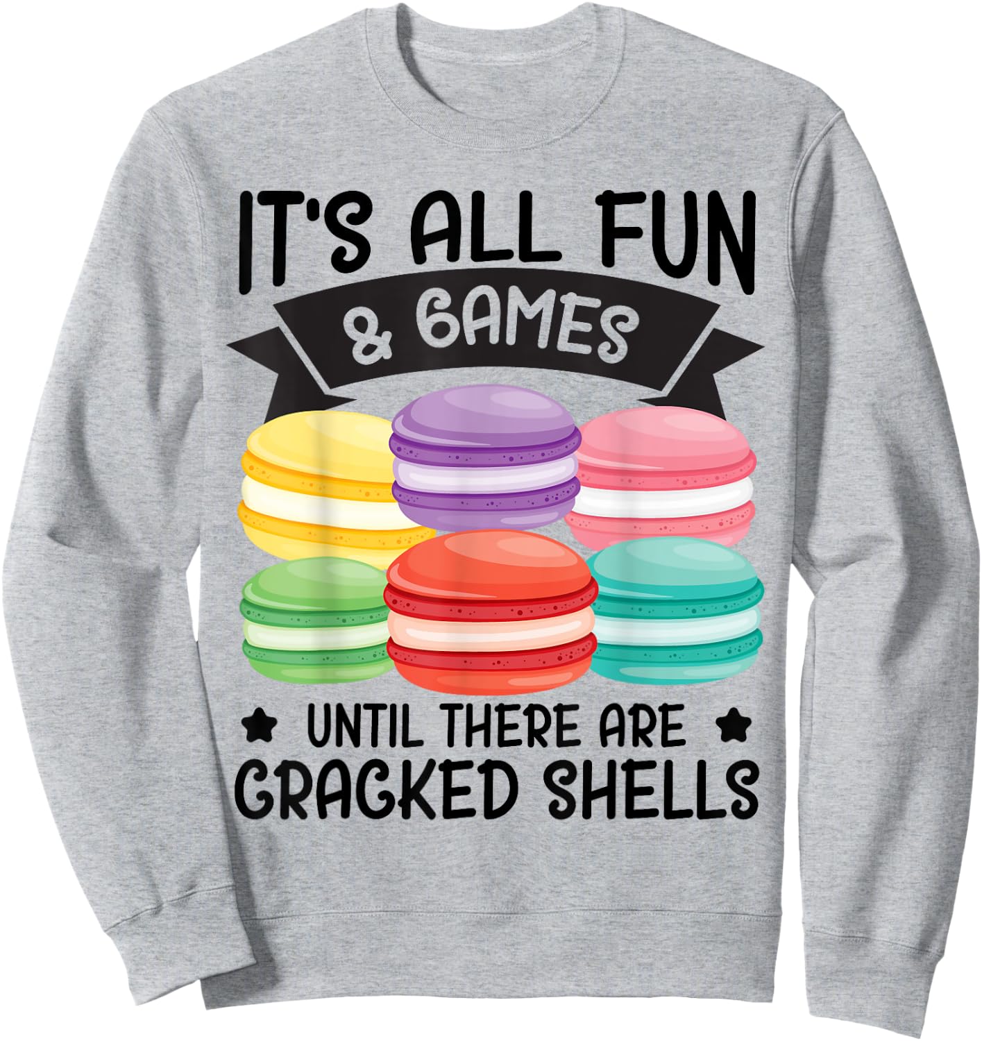 Macaron Baking Design for a Macaron lover Sweatshirt - Sweatshirt | Ash
