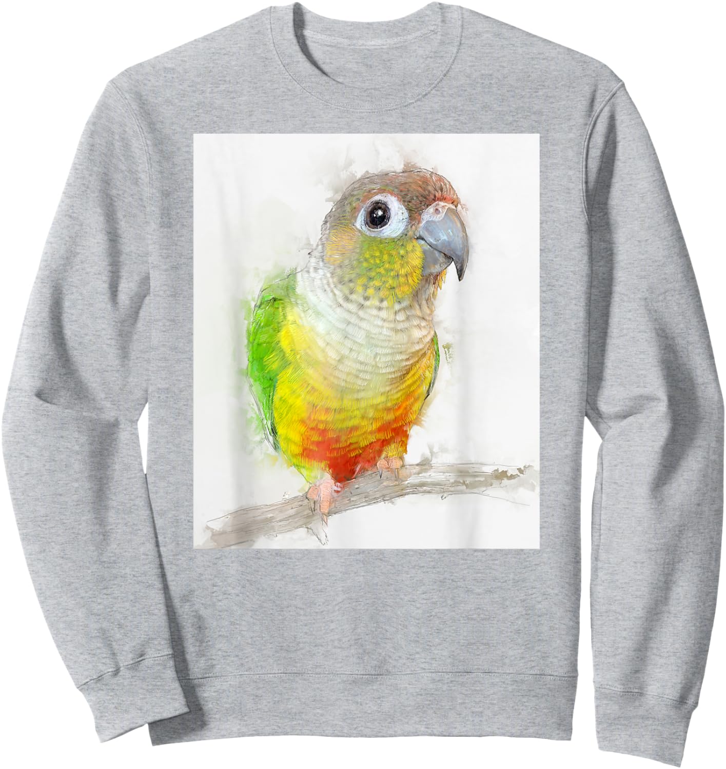 Pineapple Conure Beautiful Bird Gift Sweatshirt - Sweatshirt | Ash