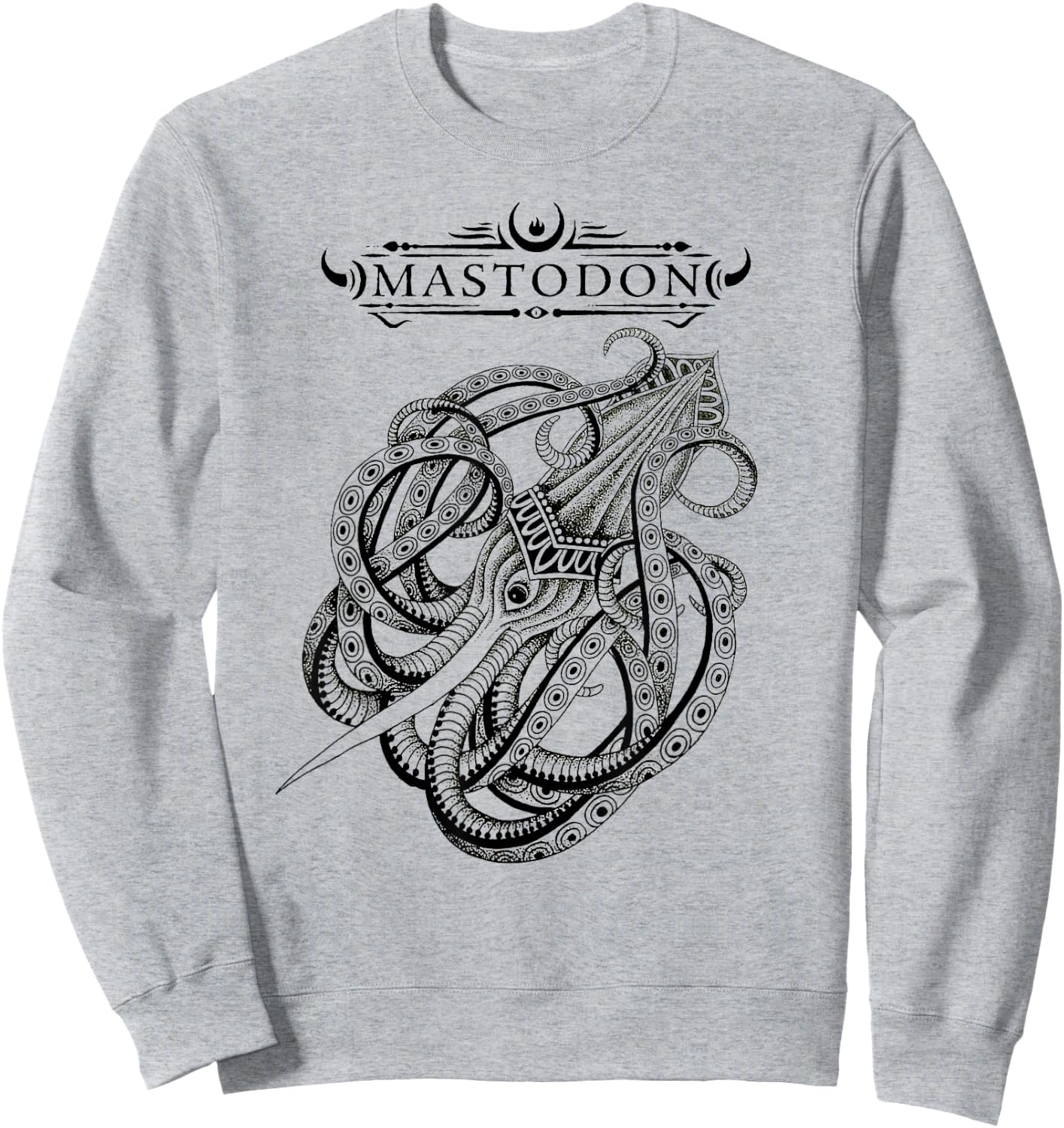 Mastodon – Kraken Sweatshirt - Sweatshirt | Ash