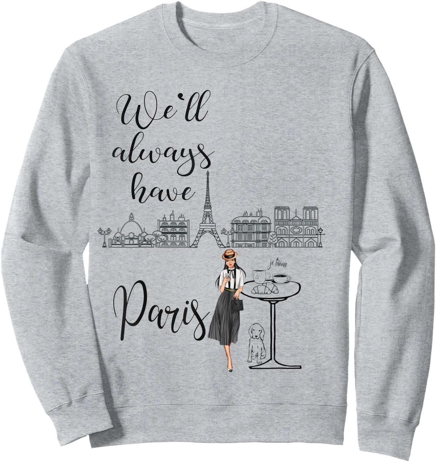 We'll always have Paris french traditions, girl Sweatshirt - Sweatshirt | Ash