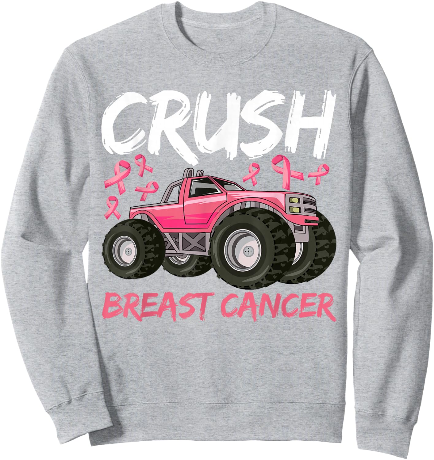Boys Breast Cancer Awareness for Boys Kids Toddlers Sweatshirt - Sweatshirt | Ash