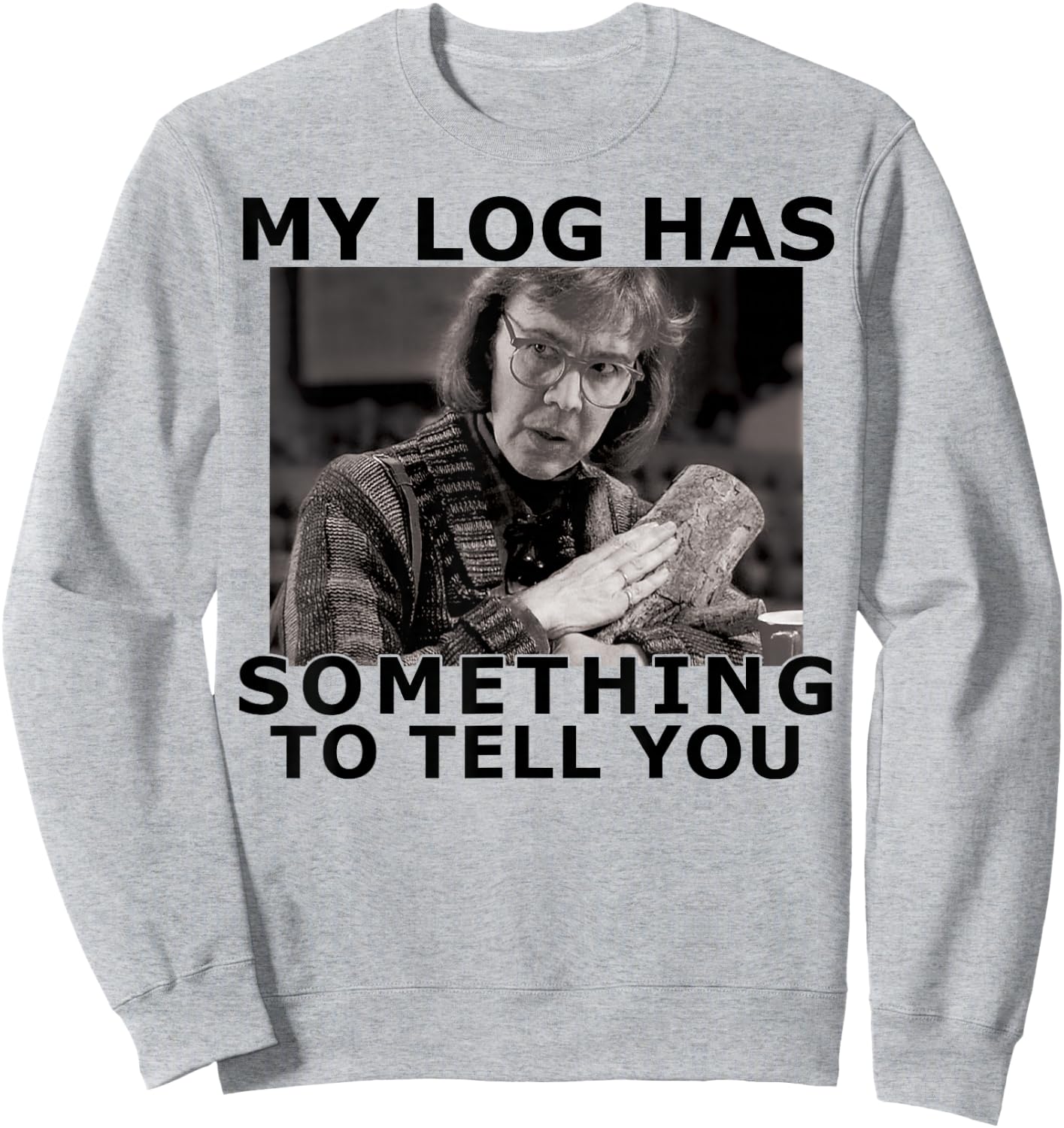 Twin Peaks My Log Has Something To Tell You Graphic Sweatshirt - Sweatshirt | Ash