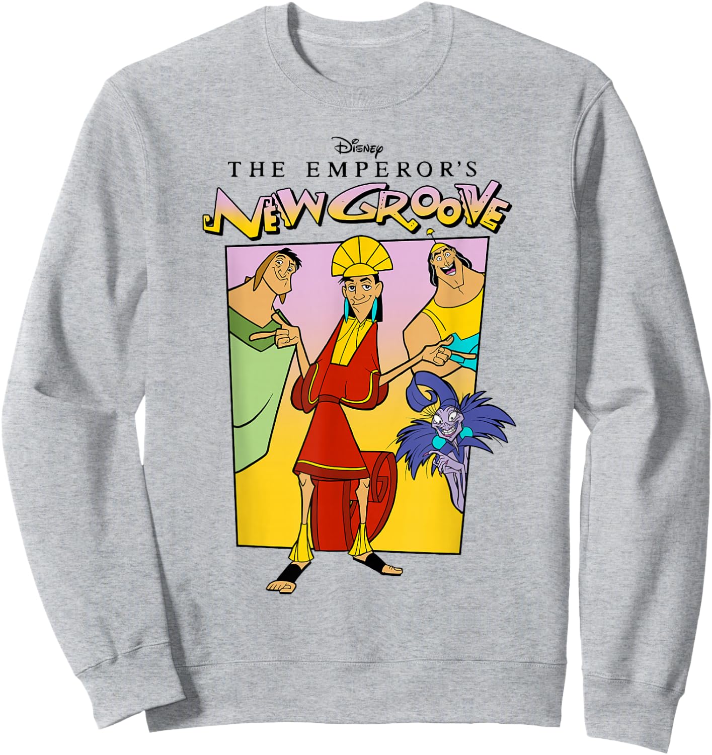 Disney The Emperor's New Groove Group Shot Poster Sweatshirt - Sweatshirt | Ash