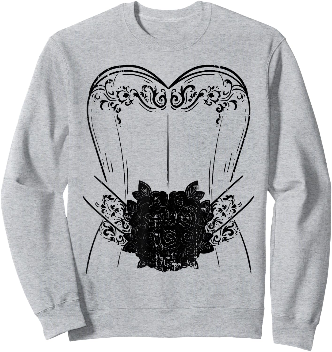 Hen Party Wedding Dress Wedding Hen Party Sweatshirt - Sweatshirt | Ash