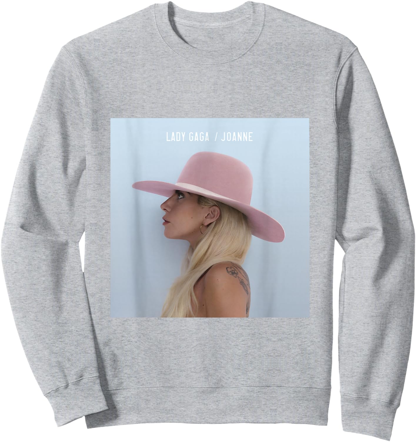 Lady Gaga Official Joanne Album Art Small Sweatshirt - Sweatshirt | Ash
