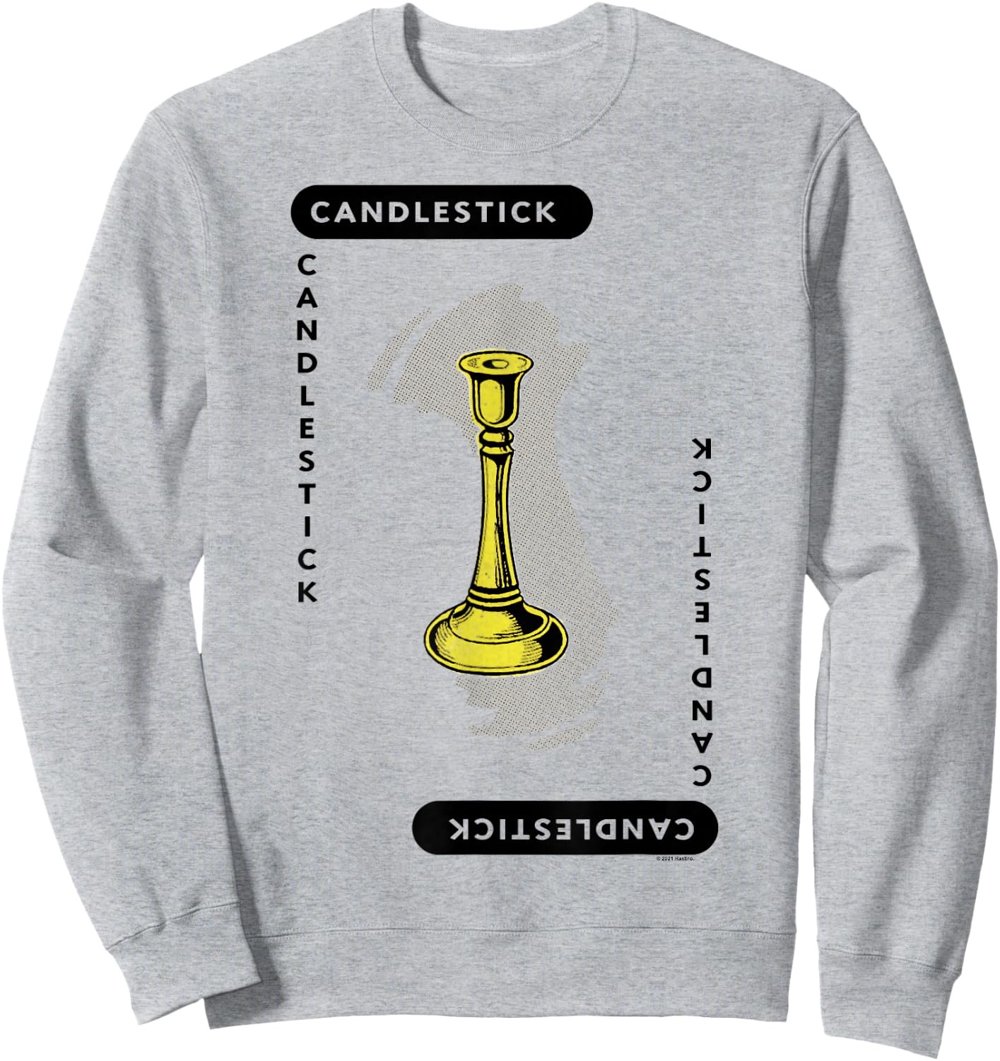 Clue Candlestick Playing Card Halloween Costume Sweatshirt - Sweatshirt | Ash