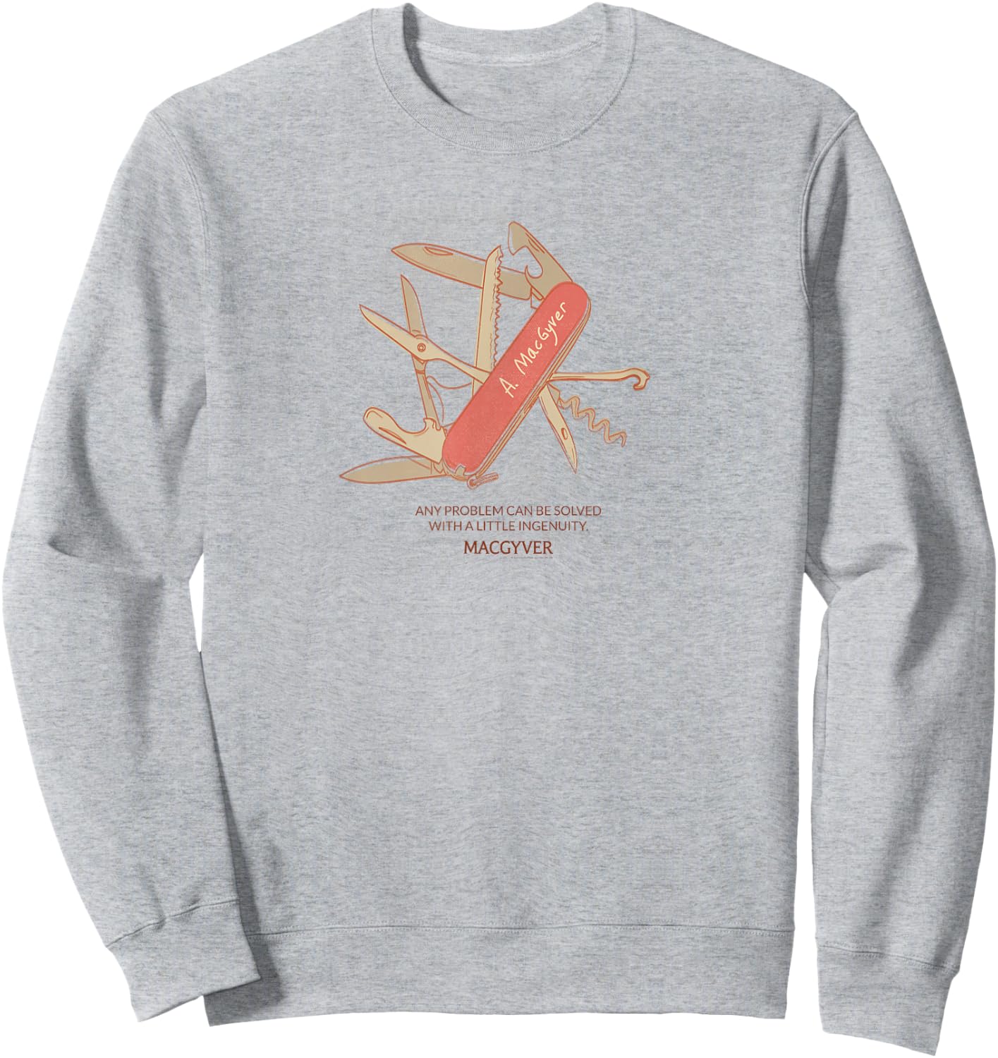 MacGyver Original Series Multi Device Sweatshirt - Sweatshirt | Ash