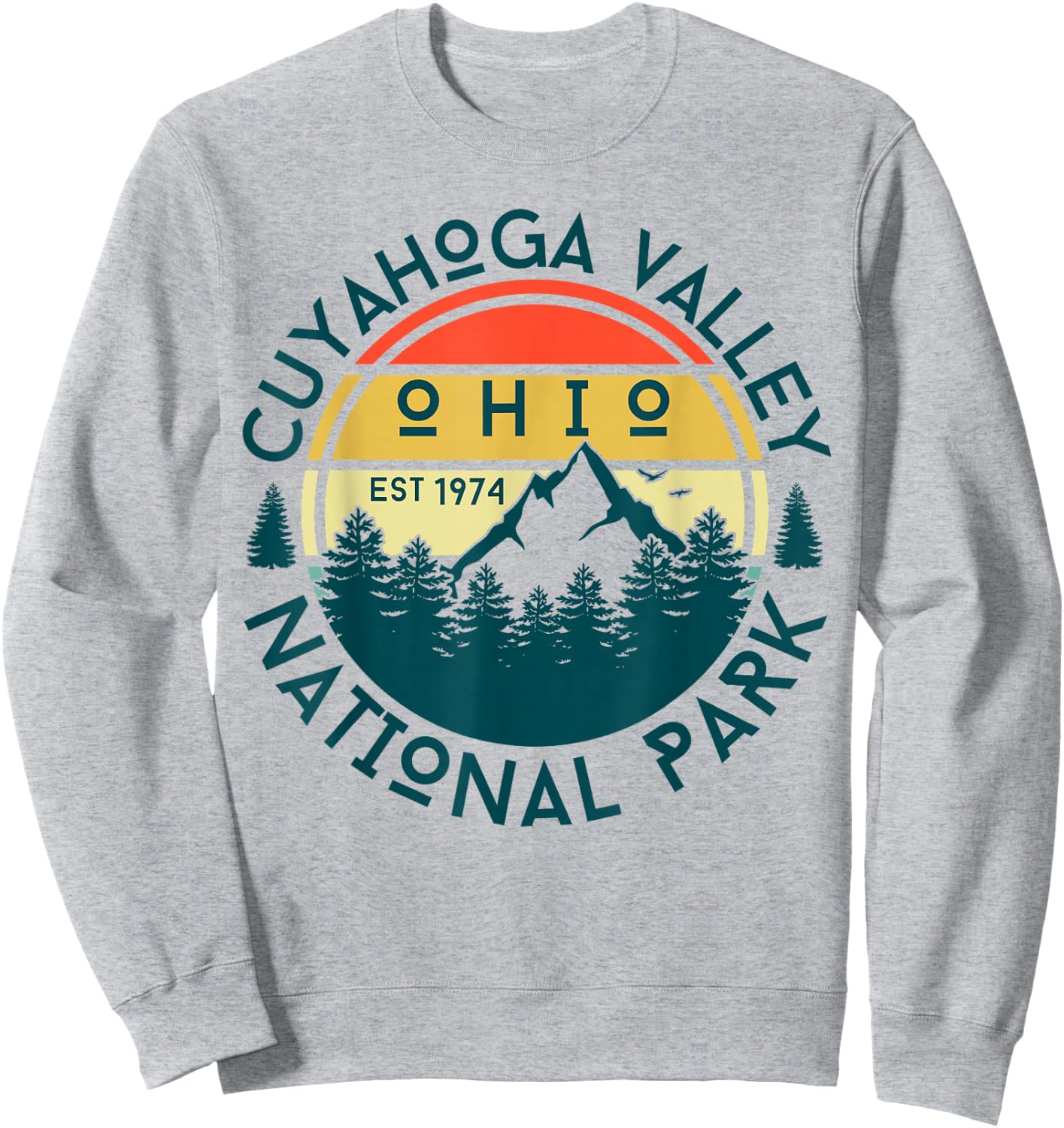 Cuyahoga Valley National Park Sweatshirt - Sweatshirt | Ash