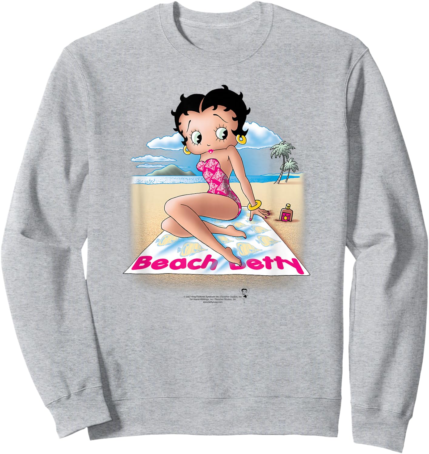 Betty Boop Beach Betty Sweatshirt - Sweatshirt | Ash