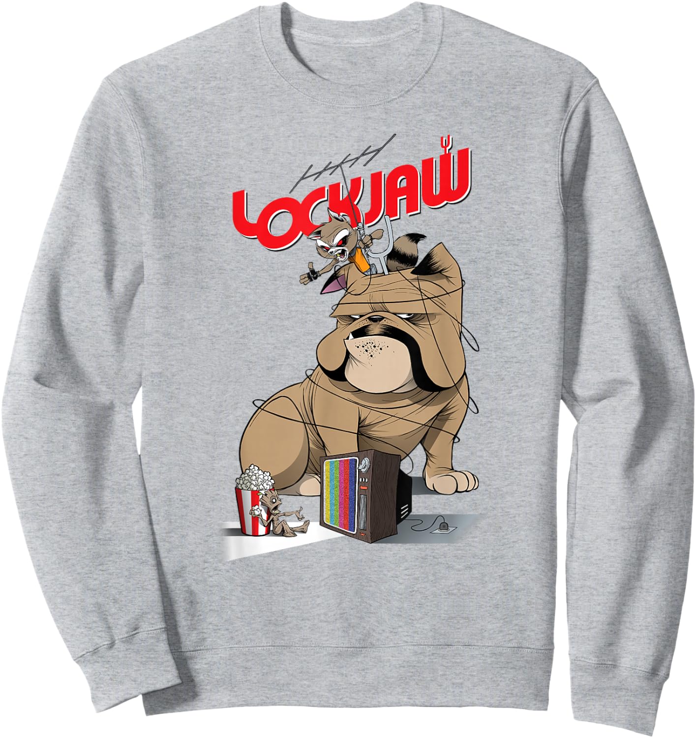 Marvel Guardians of the Galaxy Lockjaw #1 Variant Cover Sweatshirt - Sweatshirt | Ash