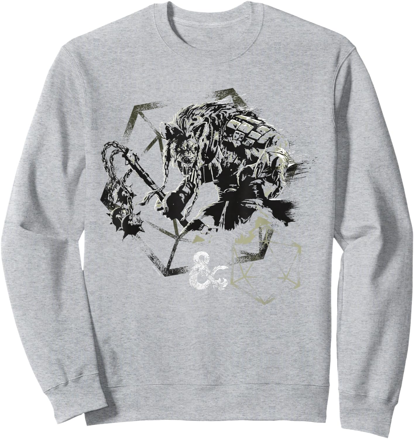 Dungeons & Dragons On a Gnoll Sweatshirt - Sweatshirt | Ash