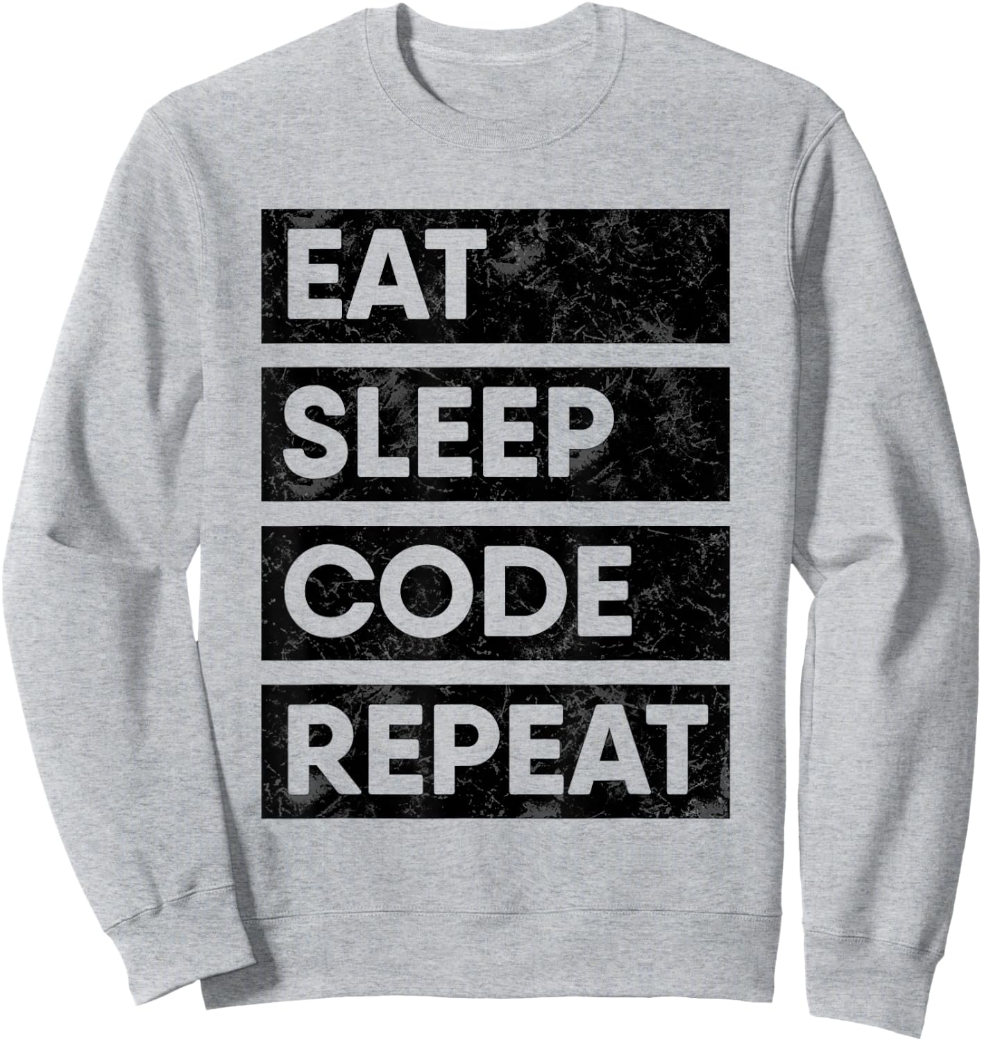 Programmer Eat Sleep Code Repeat Software Engineer Sweatshirt - Sweatshirt | Ash