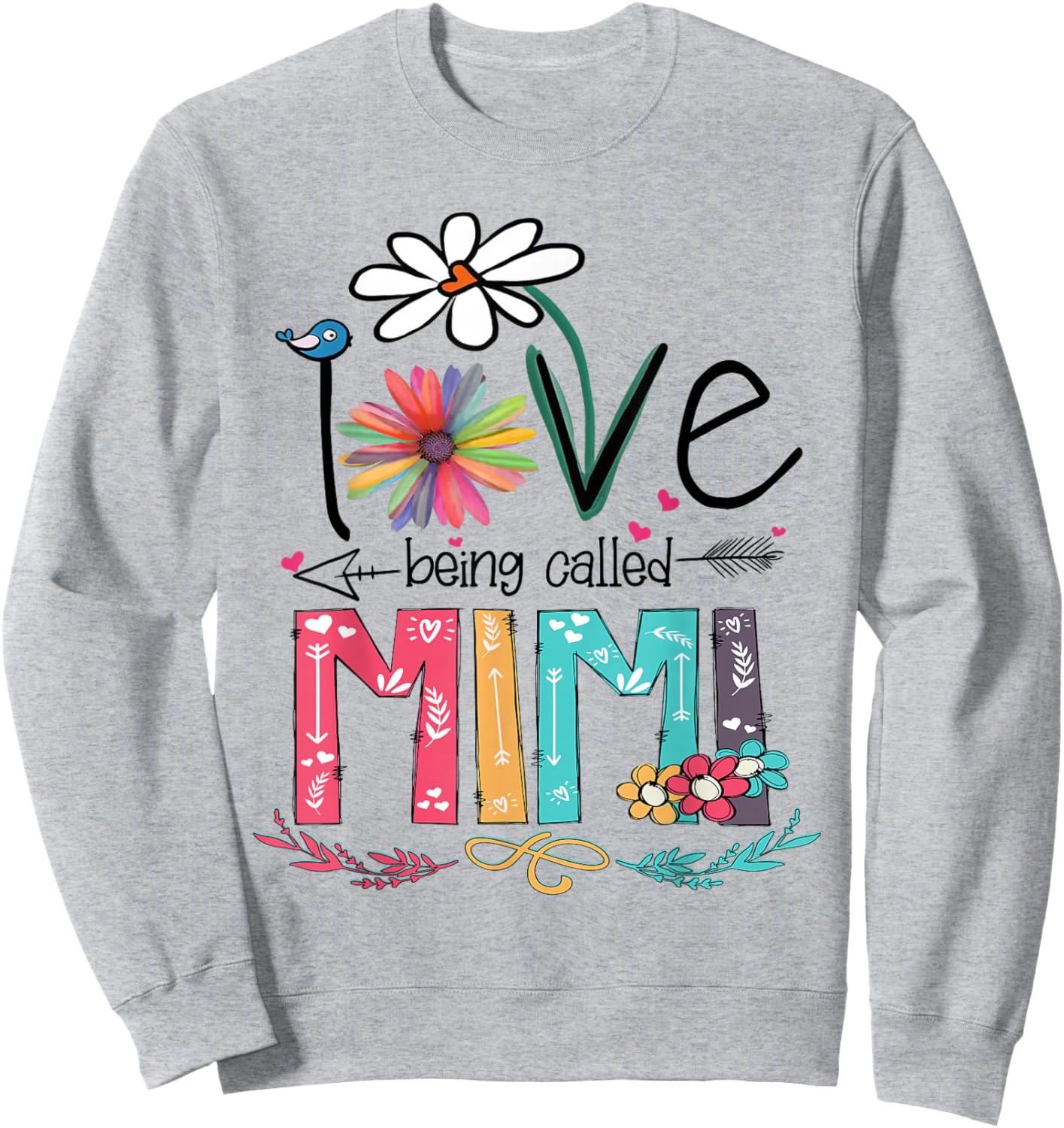 I Love Being Called Mimi Sunflower Shirt Sweatshirt - Sweatshirt | Ash