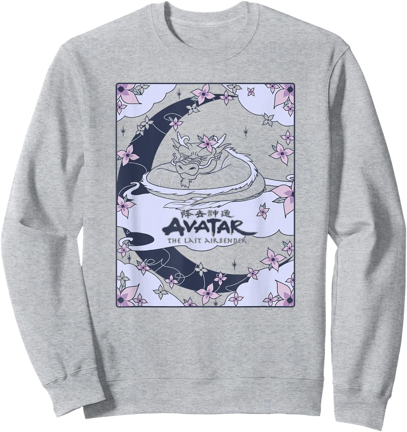 Avatar: The Last Airbender Roku Dragon Card Small Sweatshirt - Sweatshirt | Ash