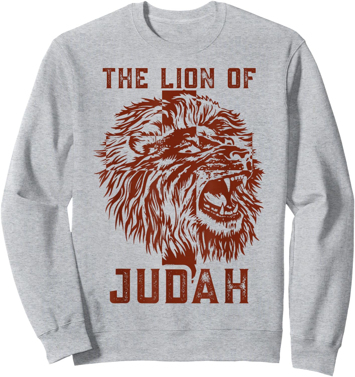Jesus is The Lion of Judah from Genesis to Revelation Sweatshirt - Sweatshirt | Ash