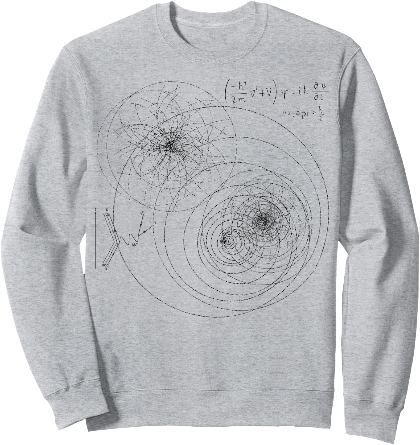 Higgs Boson Physics Quantum Mechanics Science Lover Teacher Sweatshirt - Sweatshirt | Ash