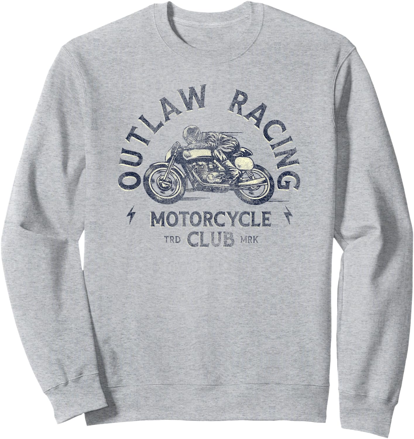 Outlaw Racing Motorcycle Club Sweatshirt - Sweatshirt | Ash