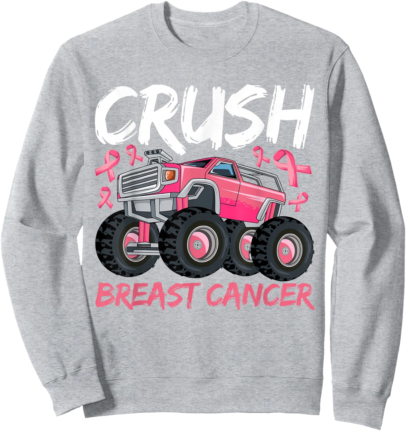 Breast Cancer Shirts for Kids, Breast Cancer Shirt for Boys Sweatshirt - Sweatshirt | Ash