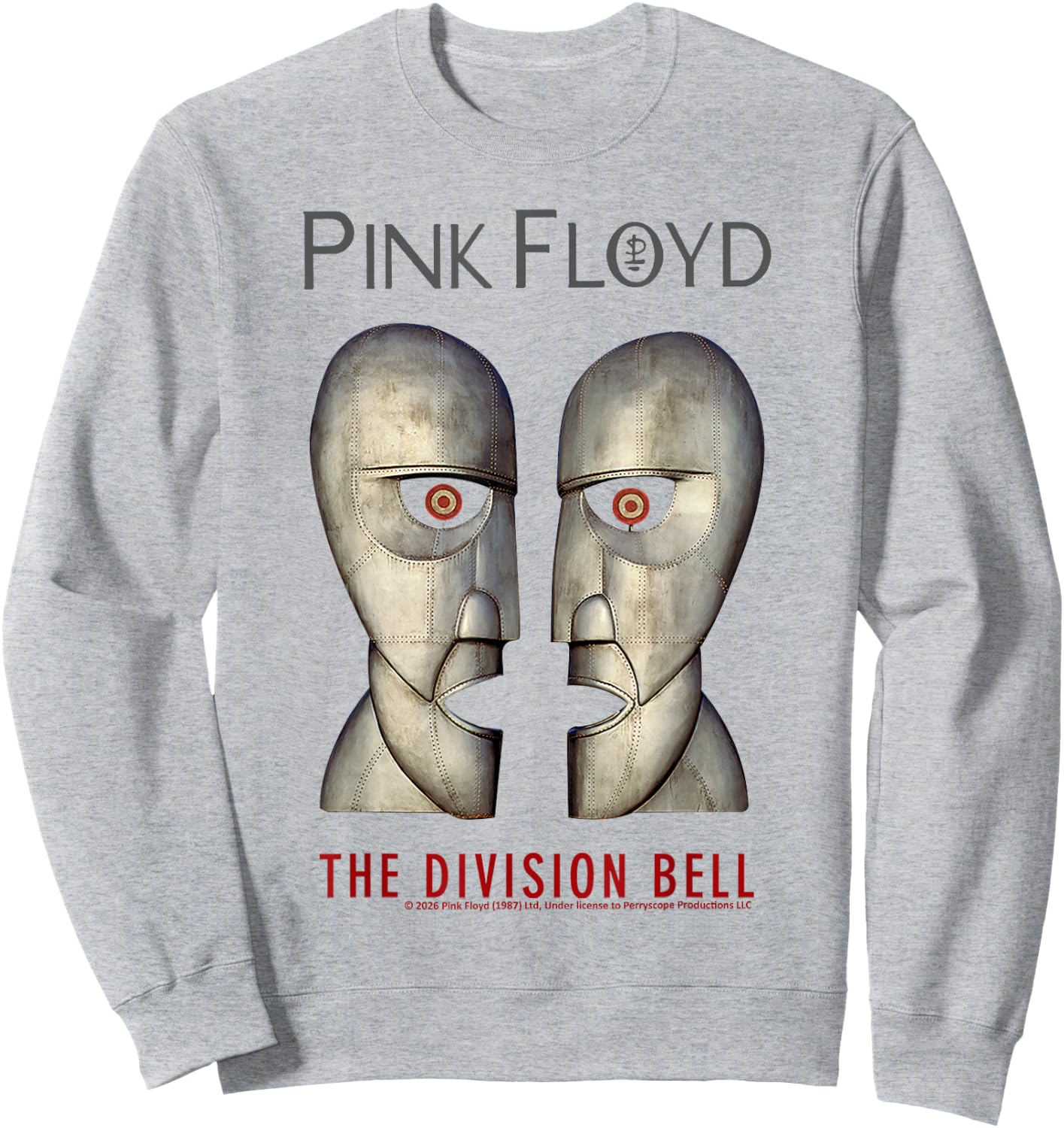 Pink Floyd The Division Bell Album Cover Faces Sweatshirt - Sweatshirt | Ash
