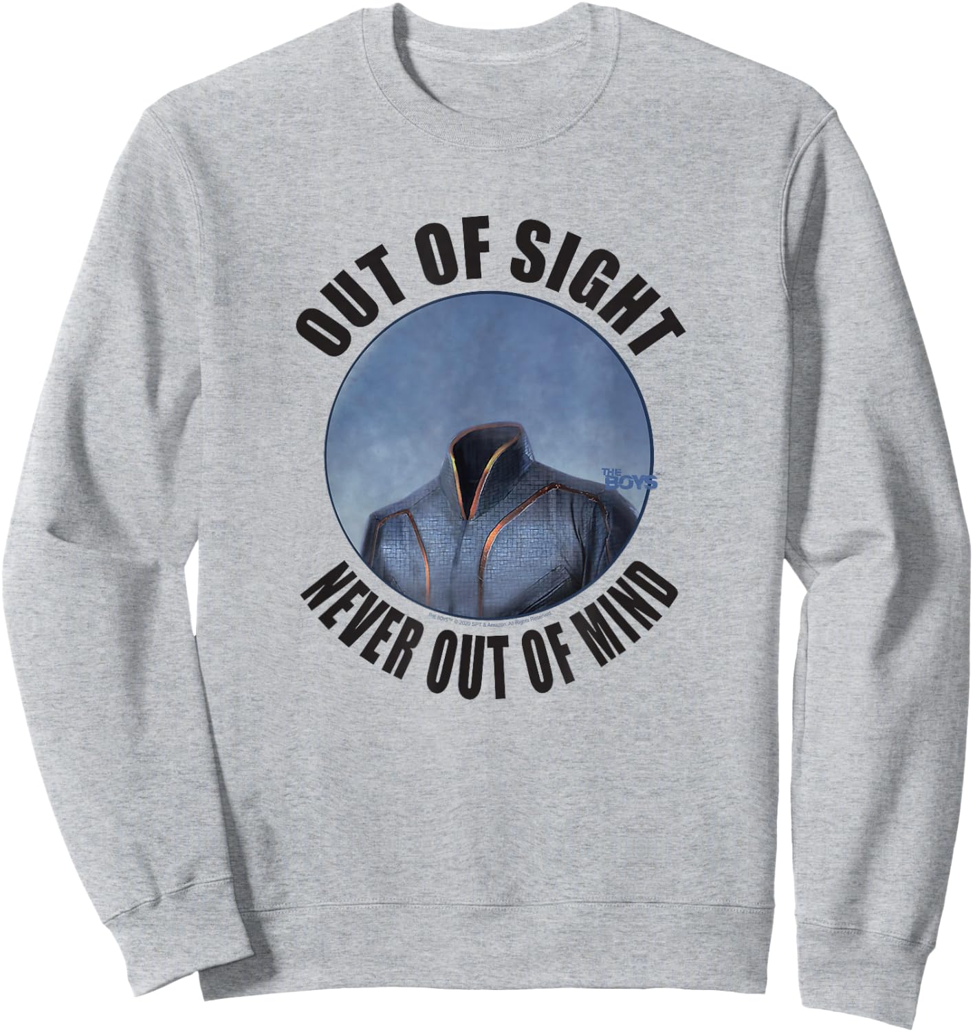 The Boys Out of Sight Superhero TV Show Sweatshirt - Sweatshirt | Ash